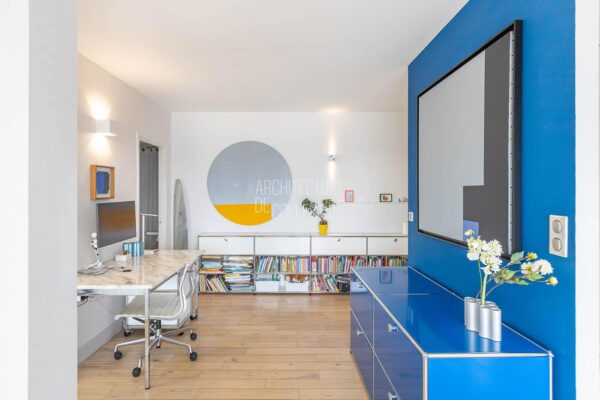 Appartement avec balcon filant dans le Point du Jour, Fernand Pouillon architecte, Boulogne-Billancourt (11)