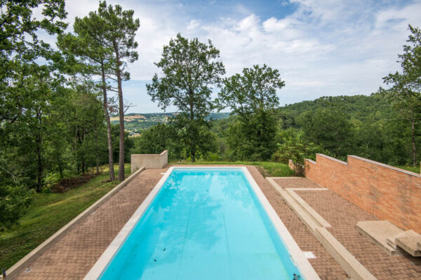Villa moderniste avec piscine, Jacques Llopart architecte, Tarn (5)