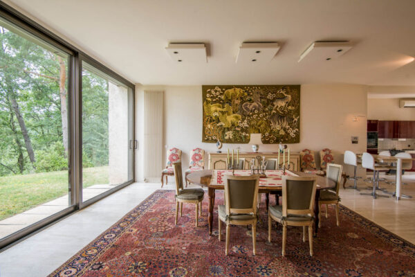 Villa moderniste avec piscine, Jacques Llopart architecte, Tarn (8)