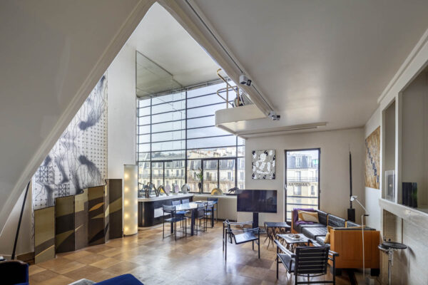 Atelier d'artiste en duplex, Studio Raspail, Bruno Elkouken architecte, Paris 14e (1)