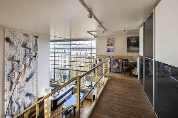 Atelier d'artiste en duplex, Studio Raspail, Bruno Elkouken architecte, Paris 14e (6)